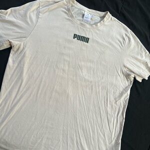 PUMA "Big Sean" Men's Cream T-Shirt
(Light Stain)